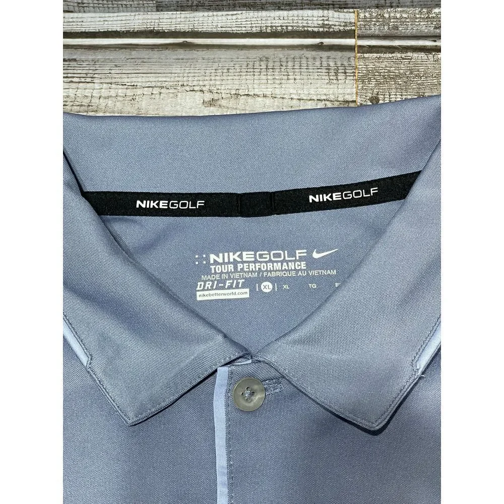 Nike‎ Golf Men's Polo EUC Blue Size XL